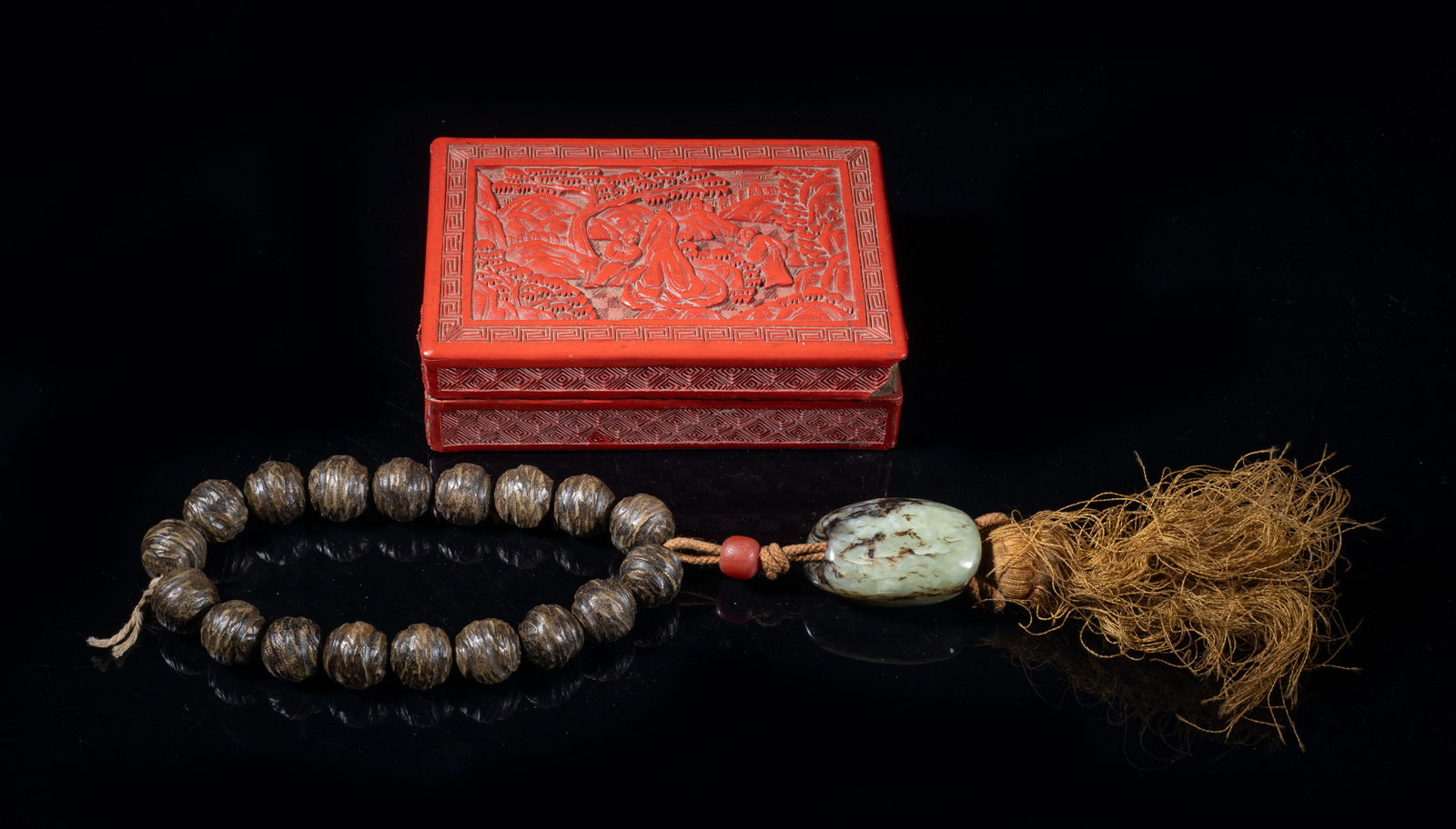 Chinese Export Agarwood Prayer Beads (1 of 12)