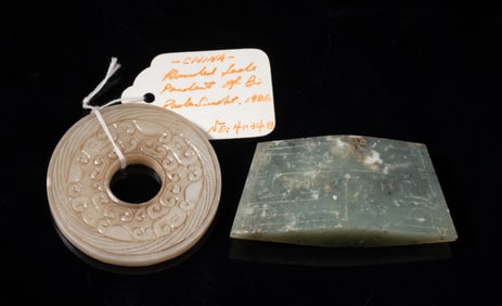 Two Chinese Jade Pendants
