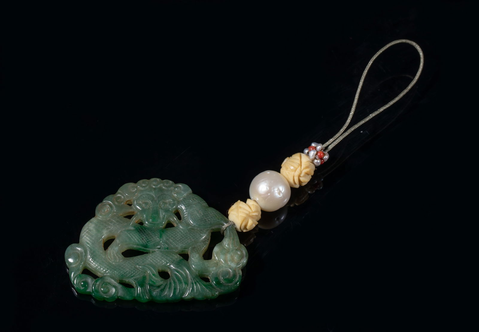 Estate Chinese Jade Jadeite Pendant (1 of 12)