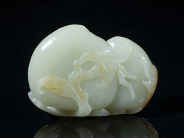 Estate Chinese Russet Jade Sculpture