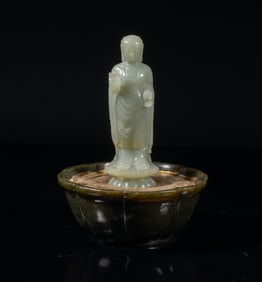 Chinese Jade Buddha Bonsai