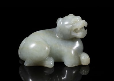 Chinese Jade Sculpture of Beast