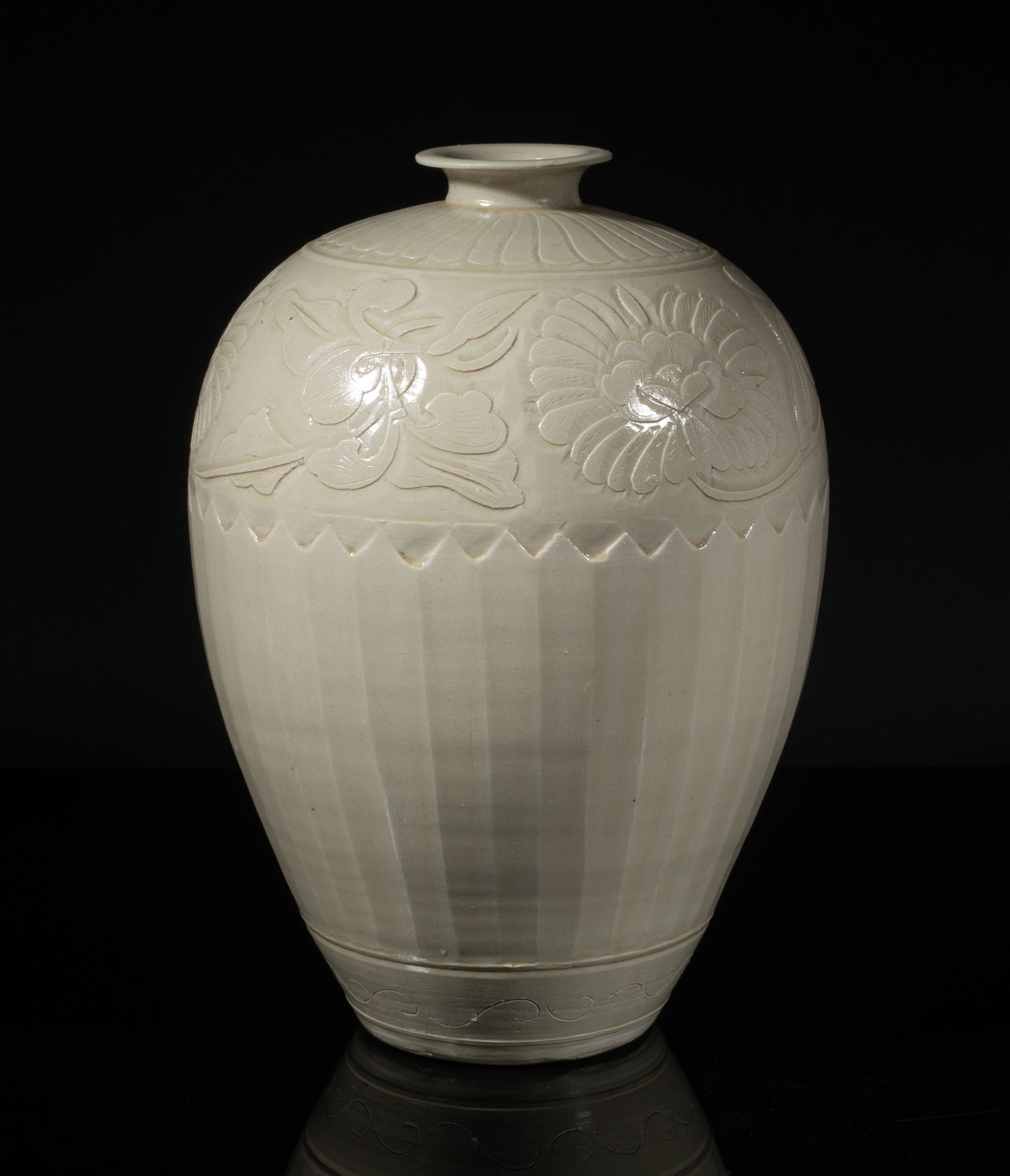 Chinese Ding Ware Porcelain Lamp Vase (1 of 8)