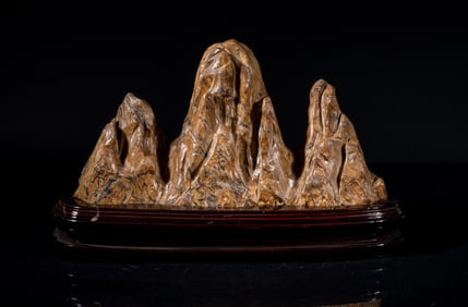 Large Chinese Export Scholar Stone