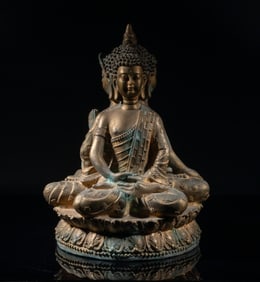 Special Large Chinese Bronze Buddha