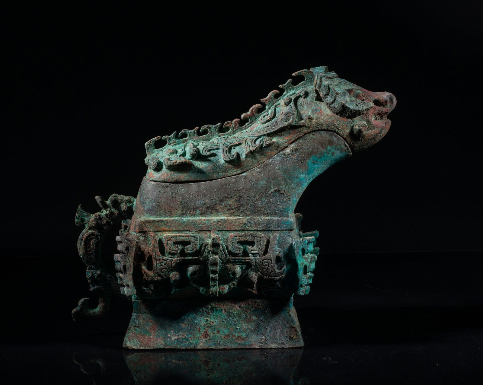 Estate Large Chinese Bronze Pot (1 of 12)