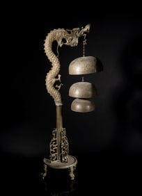Rare Asian Bronze Dragon Bell