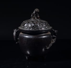 Rare Chinese Zitan Like Wood Censer