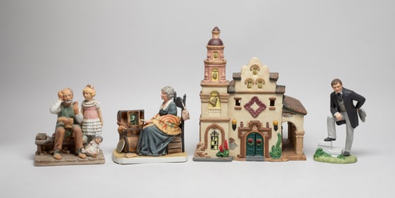 Estate Set Vintage Porcelain Sculptures