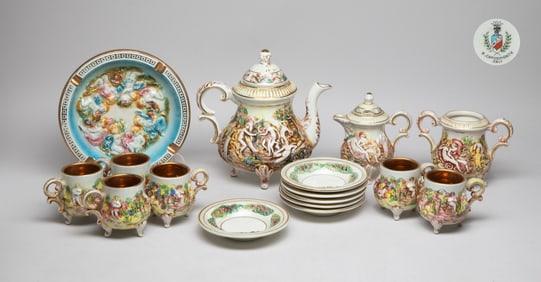 Capodimonte Italy Porcelain Sets