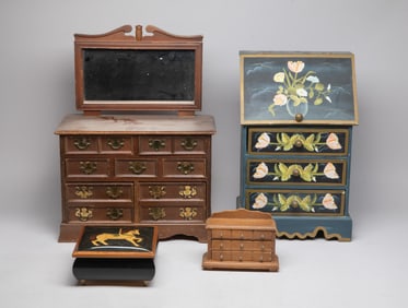 Estate Vintage Collected Jewelry Boxes