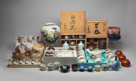 Estate Large Set Japanese Porcelain Wares