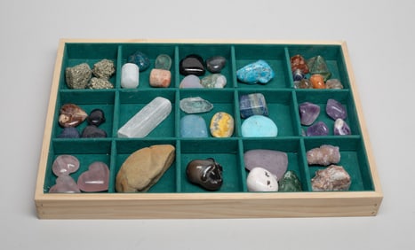 Estate Large Set Gemstone Collections