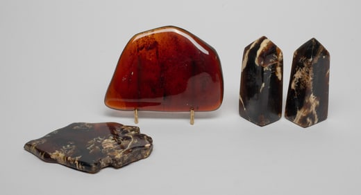 House Decor Nature Amber Slabs, Sculptures