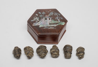 Estate Chinese/ Asian Agarwood Beads