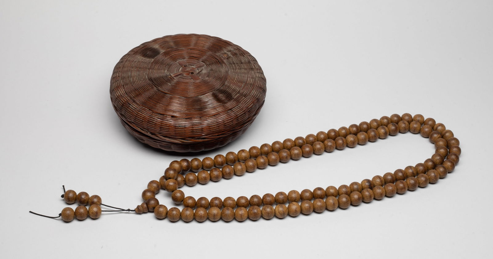 Chinese Export Agarwood Prayer Long Beads (1 of 9)
