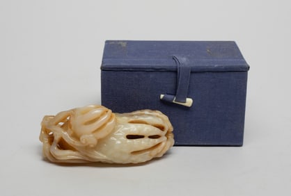 Estate Chinese Russet Jade Buddha Hand