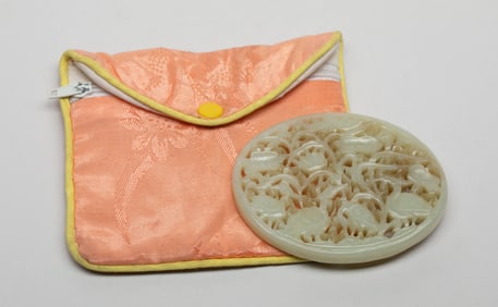 Chinese Open Works Jade Pendant