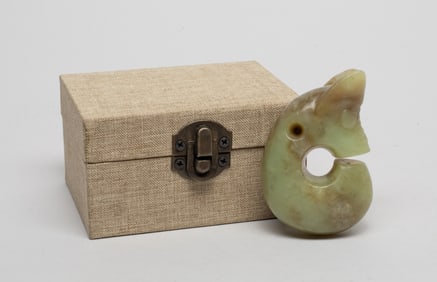 Chinese Jade Carved Toggle