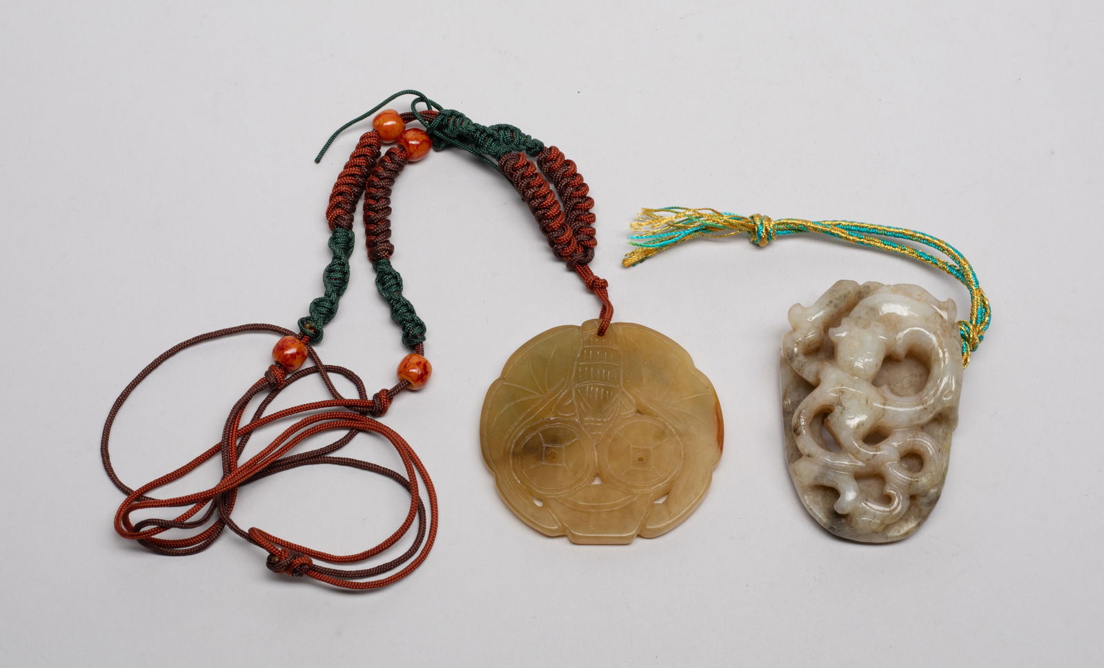 Chinese Jade/ Stone Carved Pendants (1 of 16)