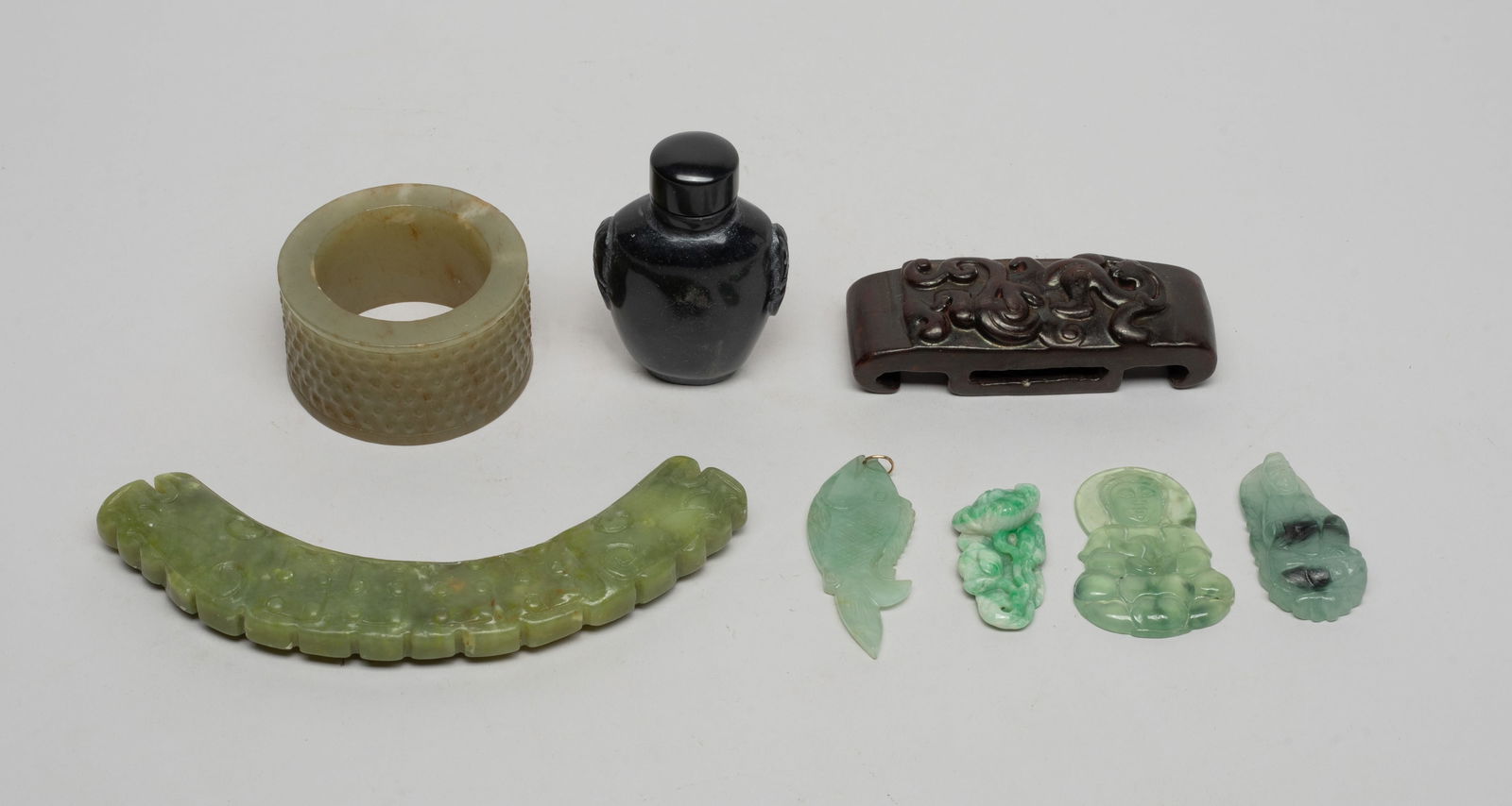 Set Chinese Jade/ Stone Carvings (1 of 12)