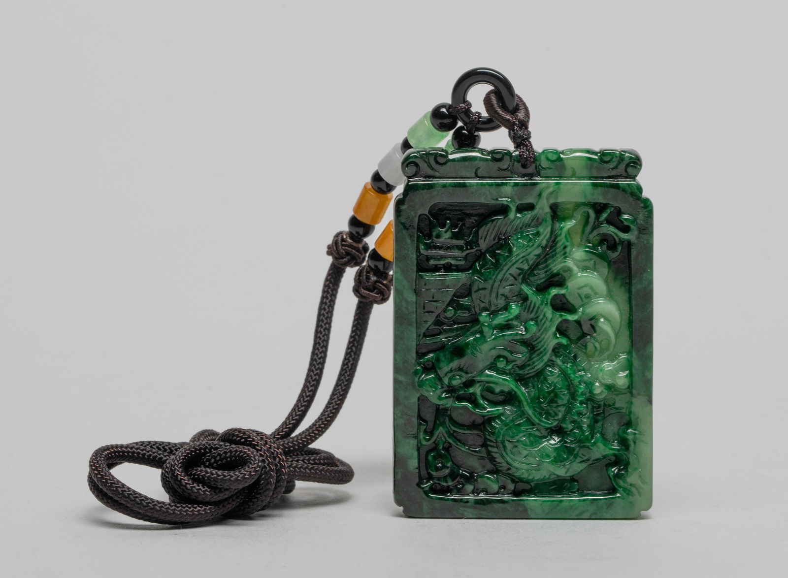 Chinese Export Jade Carved Plaque (1 of 10)