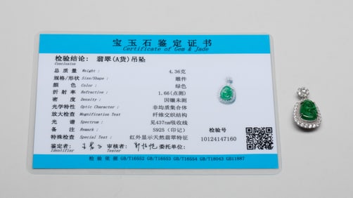 Collectible Chinese Jade Pendant