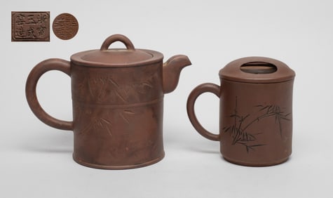 Estate Chinese Zisha Clay Tea Pots