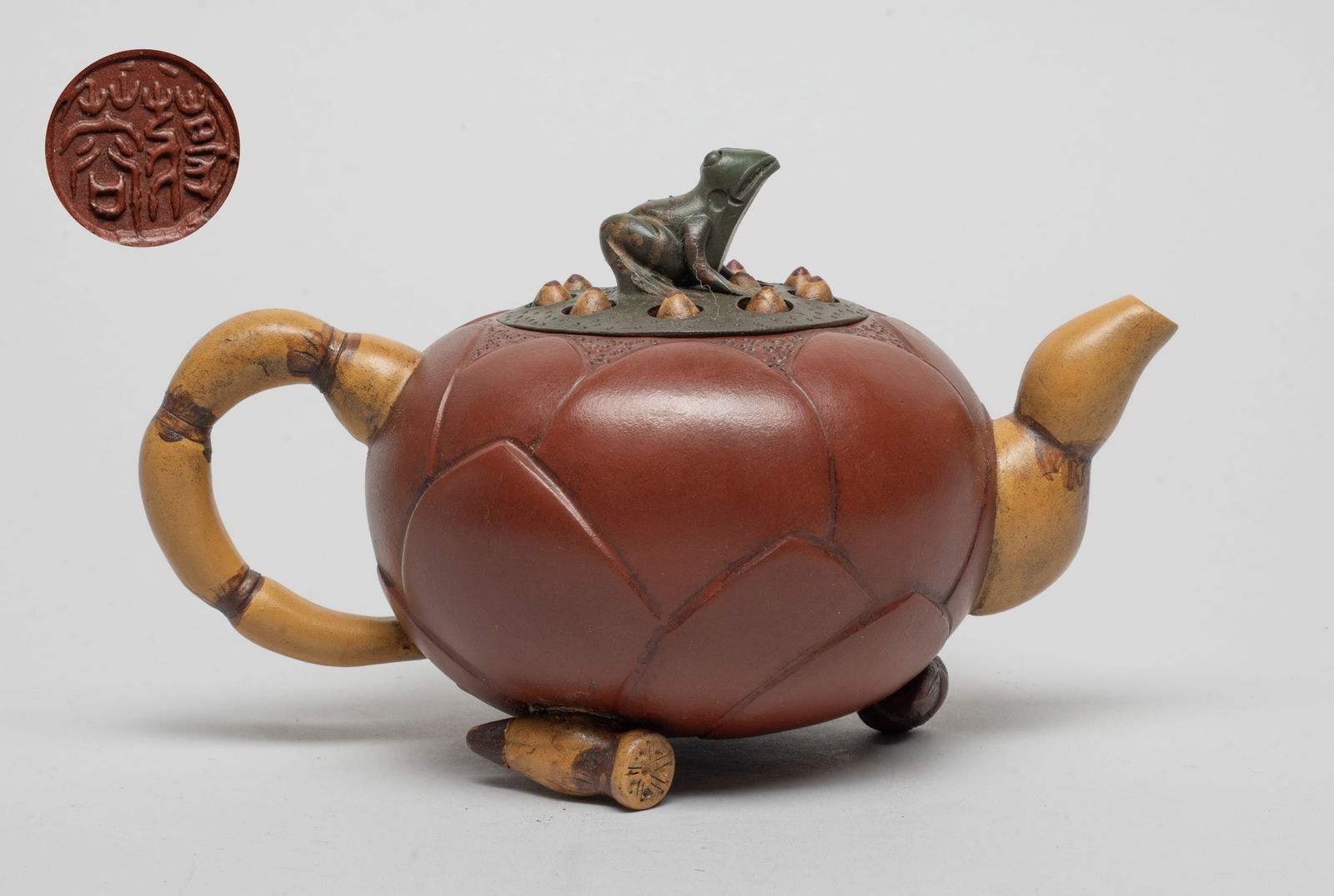 Chinese Export Yixing Zisha Clay Tea Pot (1 of 11)