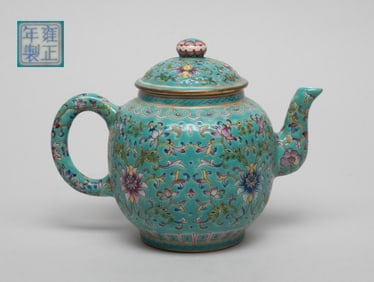Estate Chinese Porcelain Tea Pot