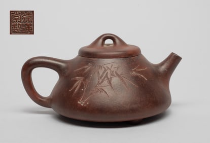 Chinese Export Yixing Zisha Clay Tea Pot