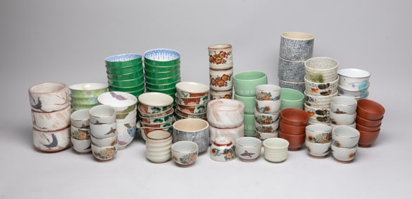 Vintage Japanese Porcelain Tea Cups