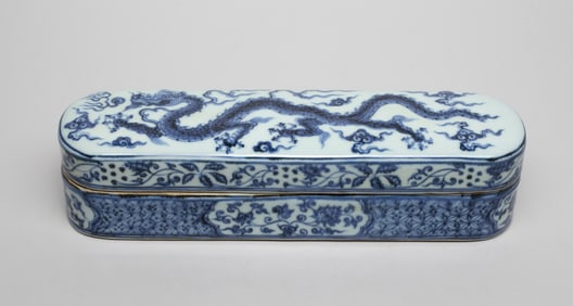 Chinese Export Porcelain Writing Box