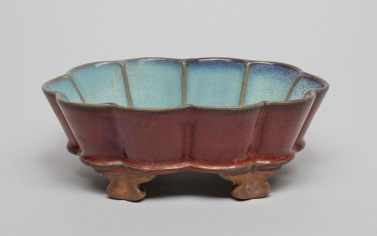 Chinese Jun Type Porcelain Brush Washer (1 of 10)