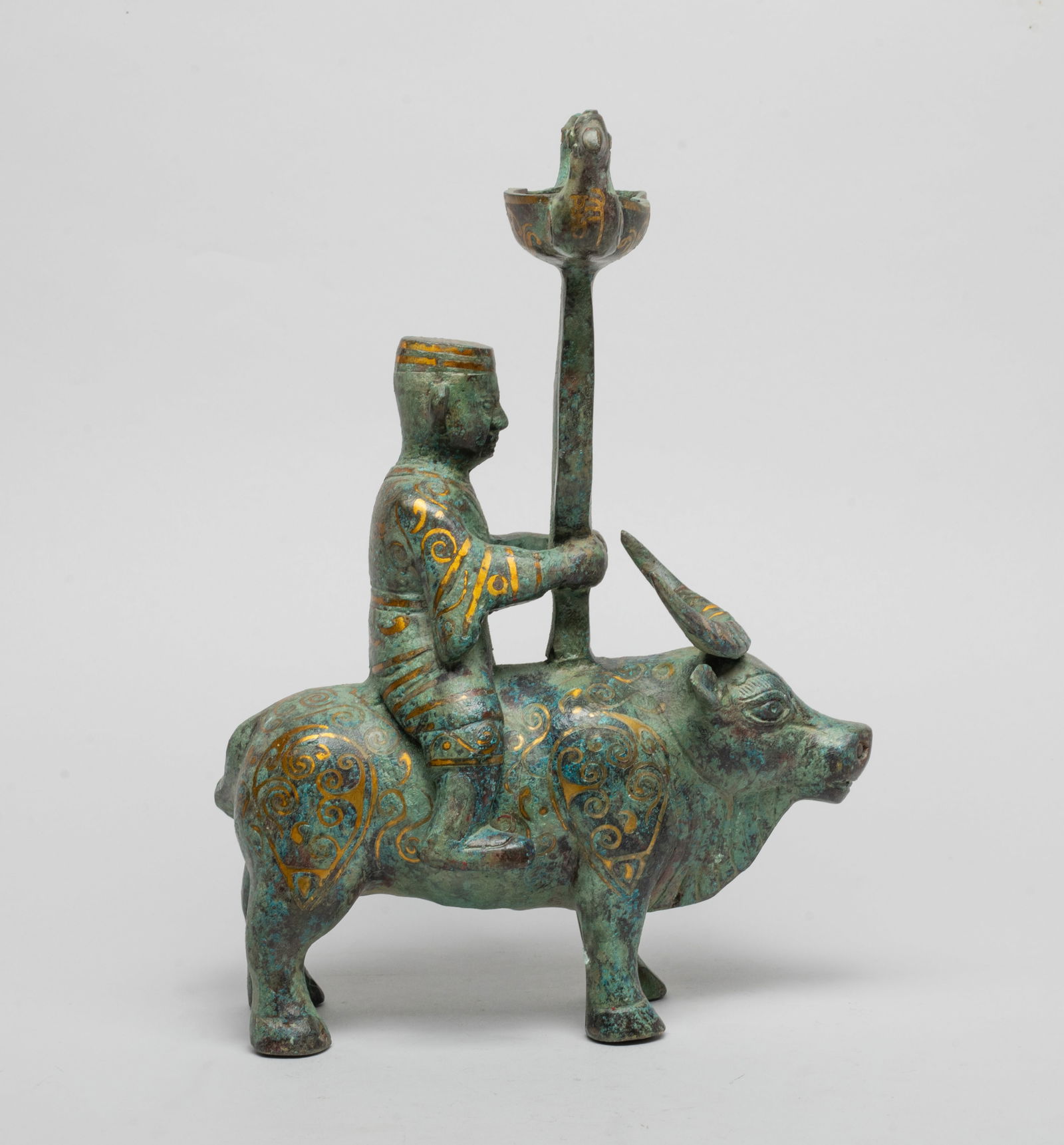 Chinese Export Bronze Oil Lamp (1 of 15)