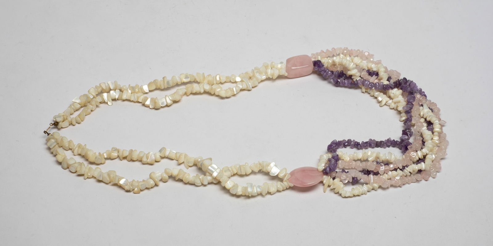Designed Mixed Gemstone Long Necklace (1 of 11)