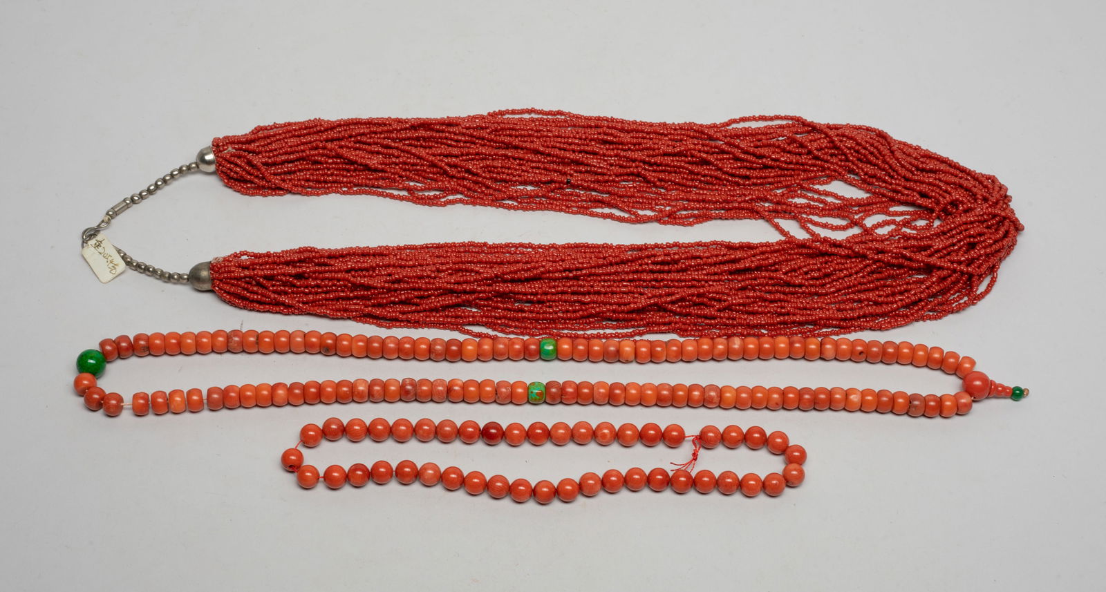 Estate Chinese/ Tibetan Bead Necklaces (1 of 15)