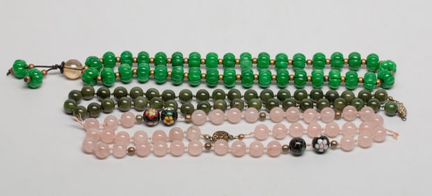 Estate Chinese Export Beads, Necklaces