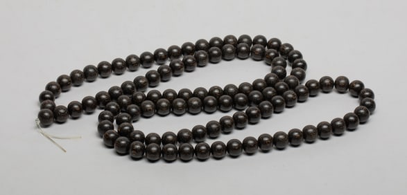 Estate Chinese Export Agarwood Prayer Beads
