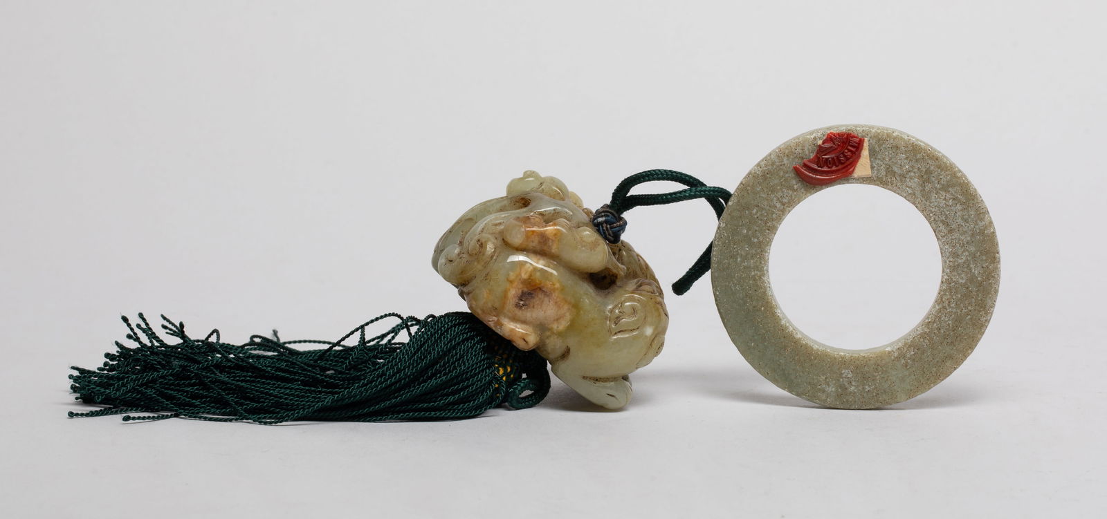Estate Chinese Jade/ Stone Bi & Pendant (1 of 14)