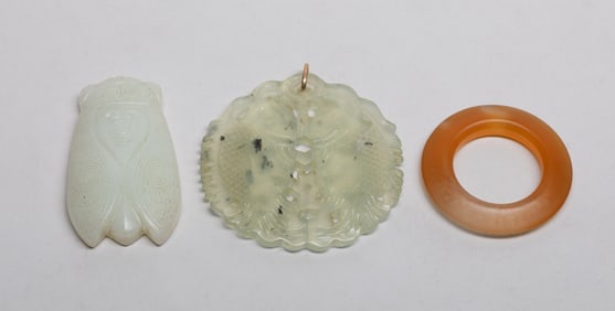 Chinese Agate, Jade, Stone Toggles
