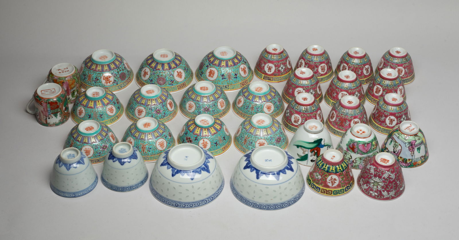 Estate Large Set Chinese Export Porcelains (1 of 13)