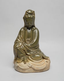 Chinese Longquan Type Porcelain Sculpture