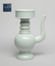 Estate Chinese Temple Used Porcelain Pot