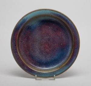 Estate Chinese Jun Ware Porcelain Plate