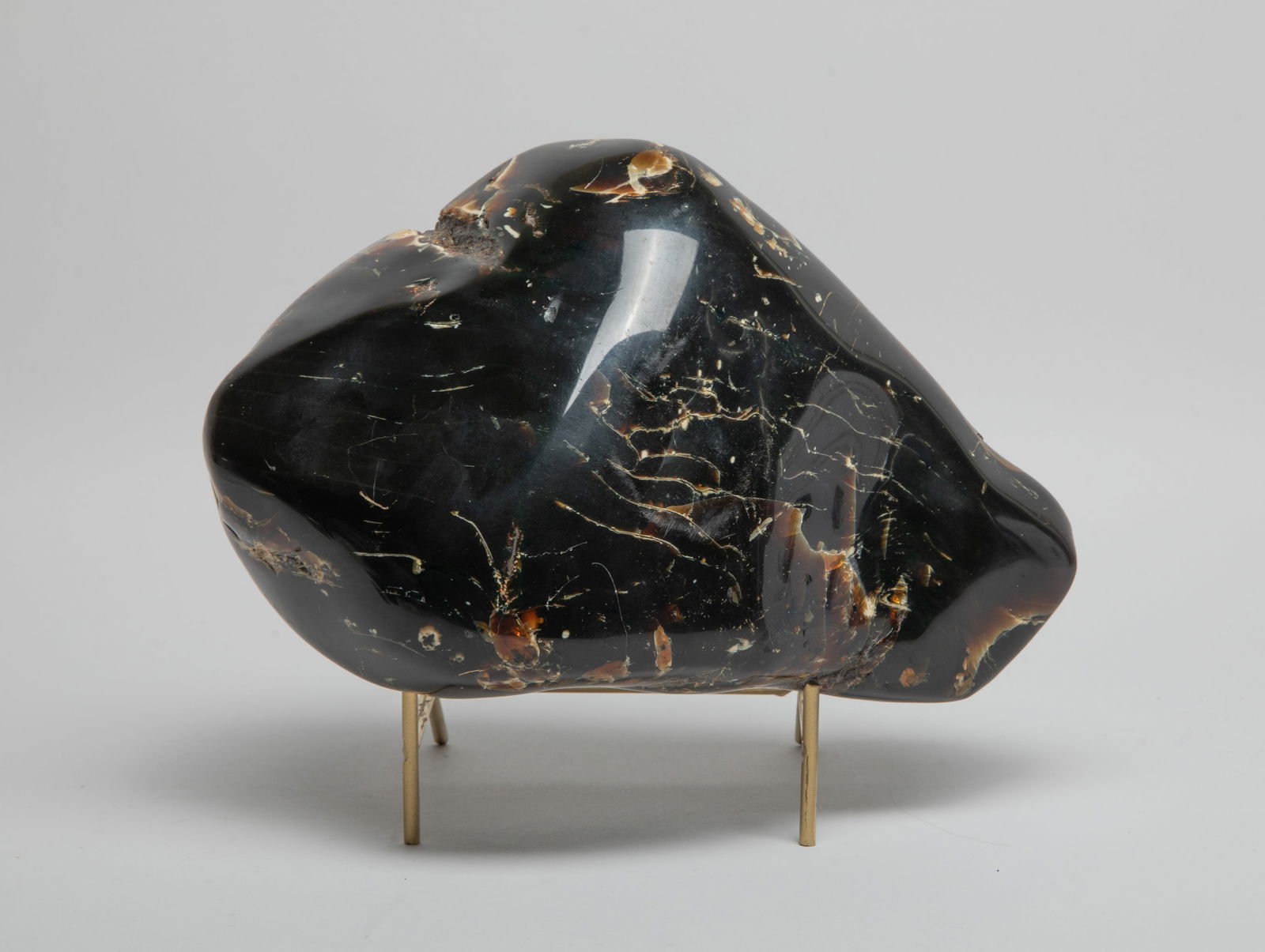 Large Root Amber Table Sculpture