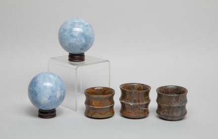 Collectible Jasper Cups & Aqua Balls