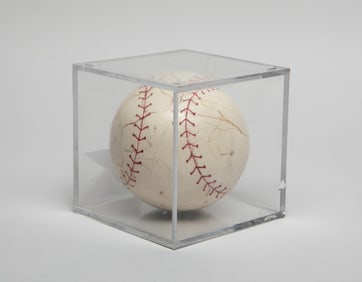 Antique / Vintage Painted Marble Baseball