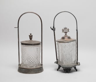 Antique Silver Plated Pickle Caster