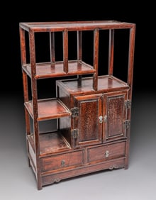 Chinese Wood Table Cabinet